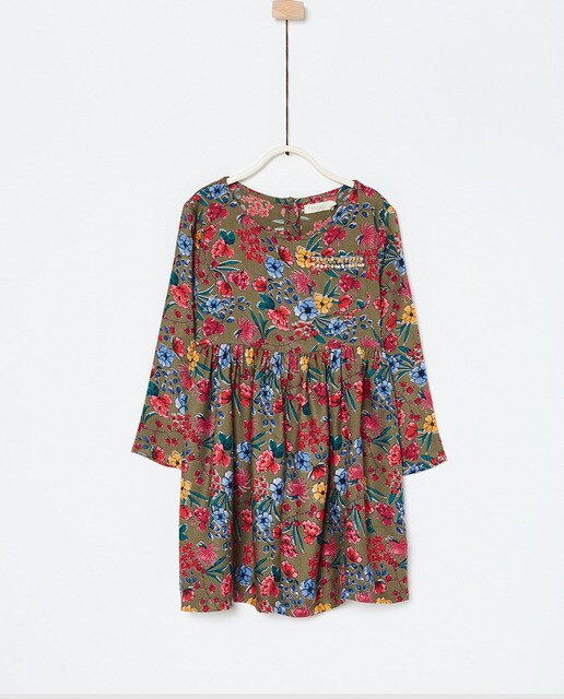 Vestido de menina Sfera com bolso