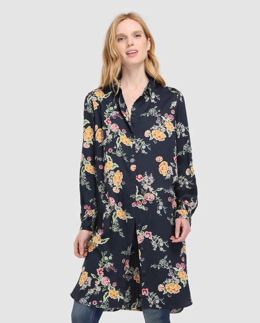 vestido camiseiro comprido