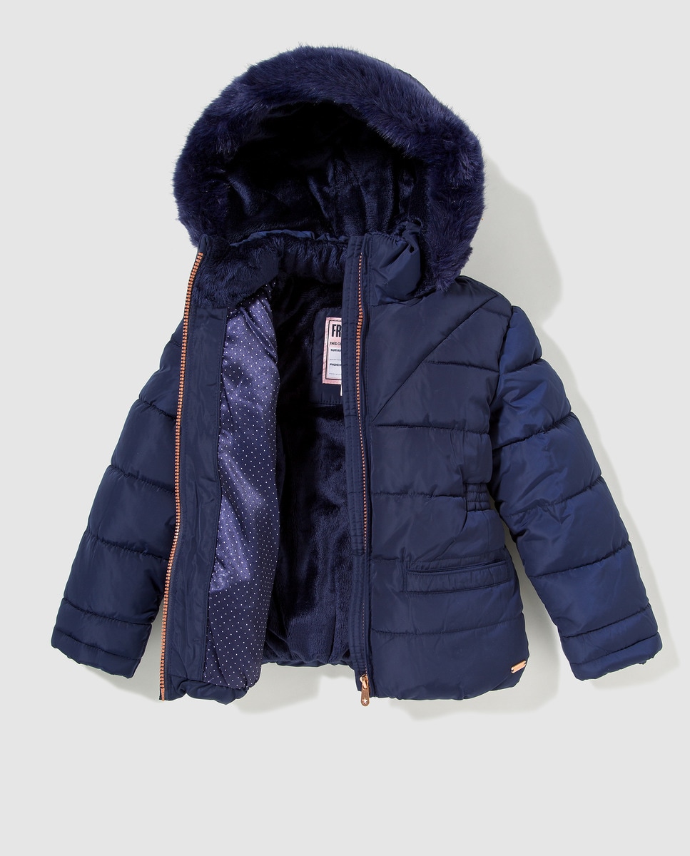 Parka de niña Freestyle en azul marino con pelo · Freestyle · Moda · El