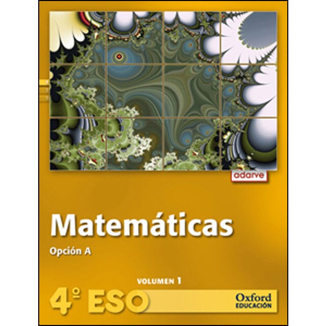 Matemáticas opción a 4. º eso. Adarve. Pack libro del alumno + cd.pdf