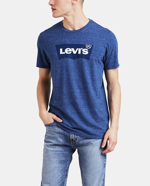 camiseta levis azul