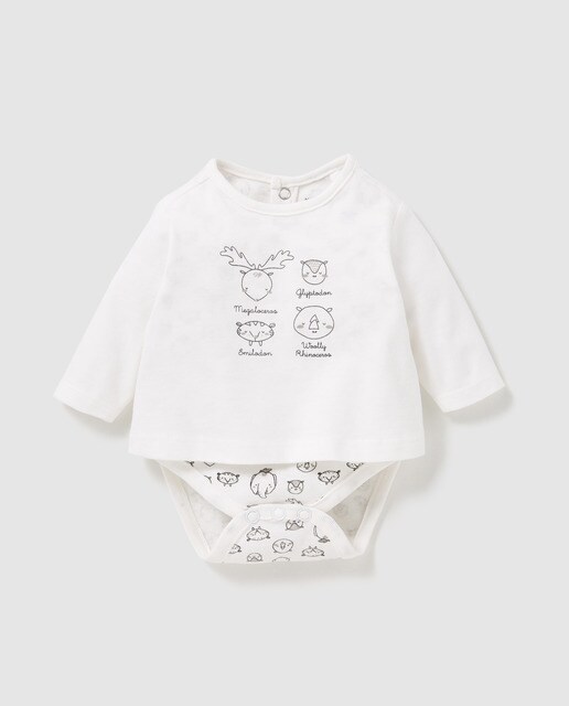 T Shirt Body Bebe Garcon Freestyle Blanc Mode El Corte Ingles