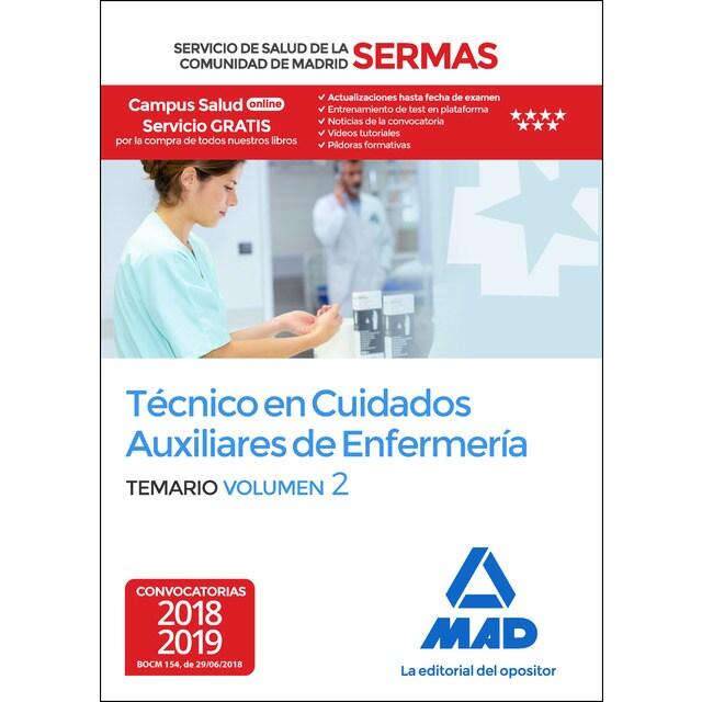 Técnico en cuidados auxiliares de enfermería del servicio de salud de la comunidad de madrid. Temario volumen 2.pdf