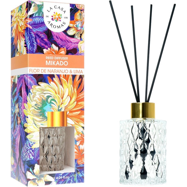 Ambientador mikado Flor de Naranjo & Lima envase 120 ml · LA CASA DE
