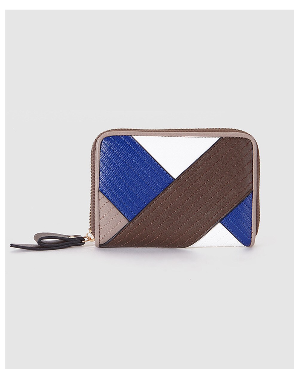 Image of El Corte Inglés women's medium multicoloured mixed material wallet with zip, Multicoloured.