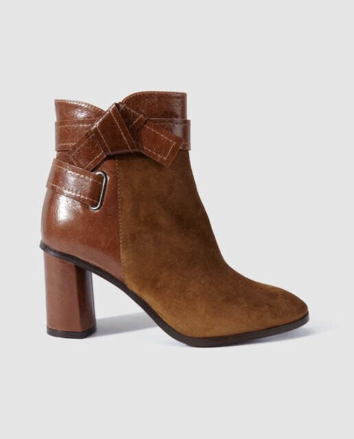 · En Ortiz Color Mujer Piel Botines Gloria De Camel UH8Onzx4