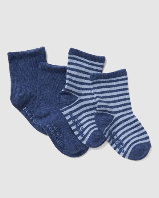 Pack de meias de bebé menino Gap azuis