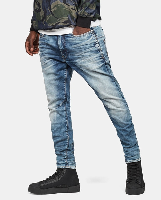 G-Star - Vaquero de hombre G-Star Raw D-Staq 3D skinny azul.