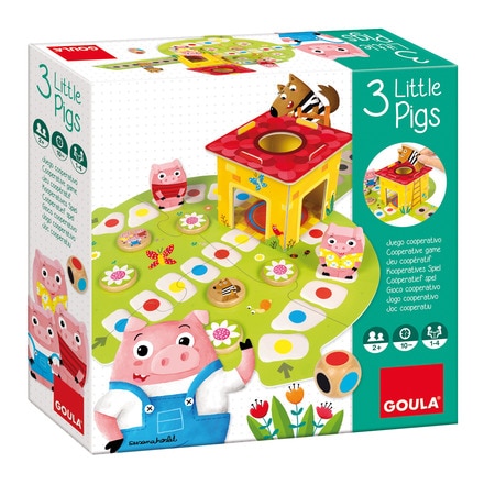 Juego de mesa Los 3 cerditos Juguete de Madera 