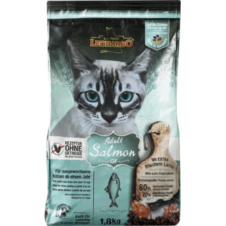 Leonardo Ração para Gato Adulto de Salmão embalagem 1,8 kg