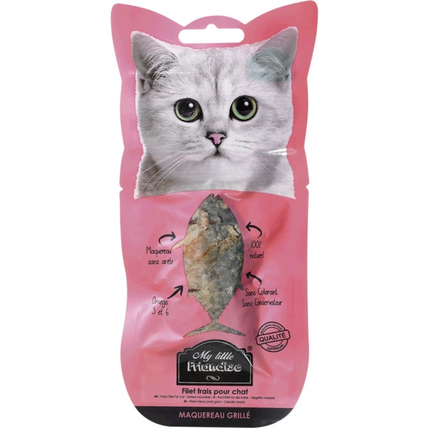 Snack para Gato Filete Fresca de Cavala Grelhada embalagem 30 g