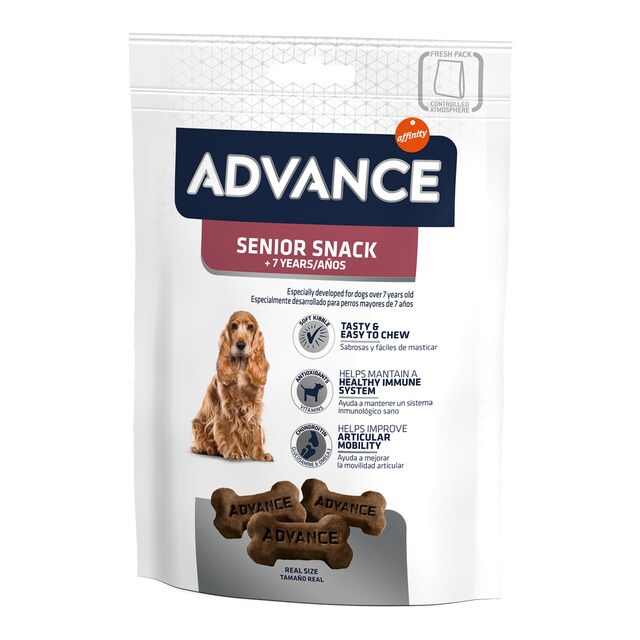 Snack para perros adultos + 7 años Advance