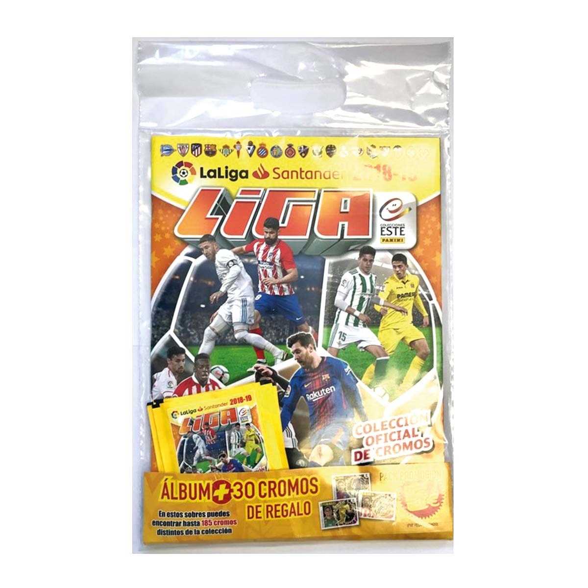 Promo Pack Álbum + 5 sobres Liga 2018-2019 Panini