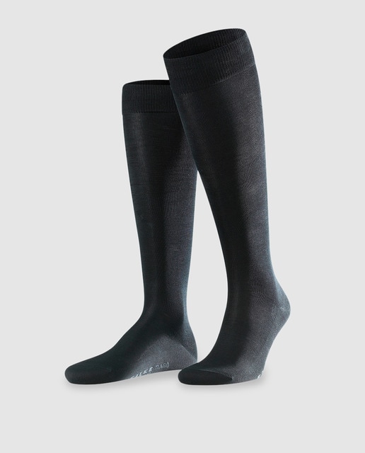 Calcetines de hombre Falke altos negros