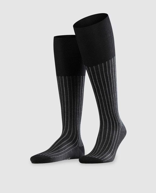 Calcetines de hombre Falke altos negros