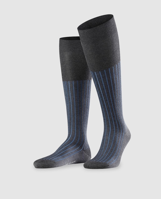 Calcetines de hombre Falke altos grises
