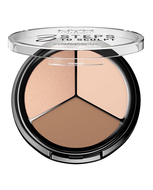 NYX Professional Makeup – Palette 3 Steps to Sculpt Face Sculpting Fair NYX Professional Makeup.