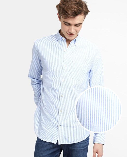 camisa oxford hombre