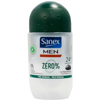 Sanex Men Zero% Desodorizante Pele Normal Roll-On embalagem 50 ml