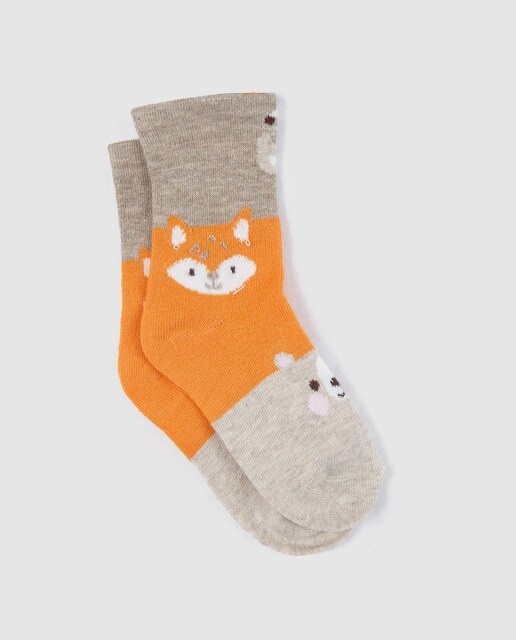 Meias de bebé Cotton Juice às riscas