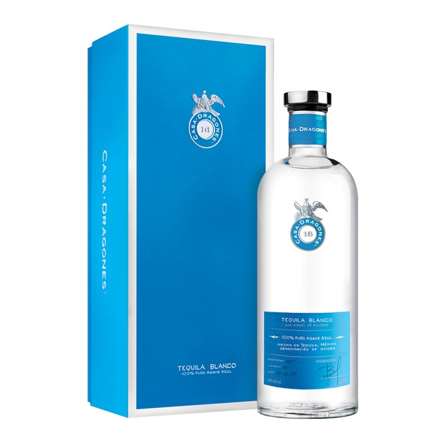 Estuche tequila blanco Casa Dragones