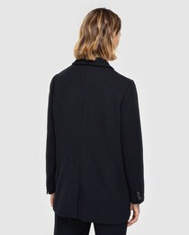 Blazer de mulher Woman Limited El Corte Inglés azul-marinho com dois bolsos