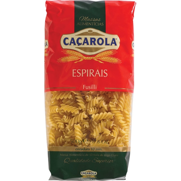 Espirais embalagem 500 g