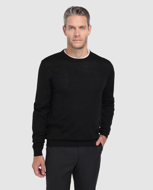 Camisola masculina Dustin com a gola redonda