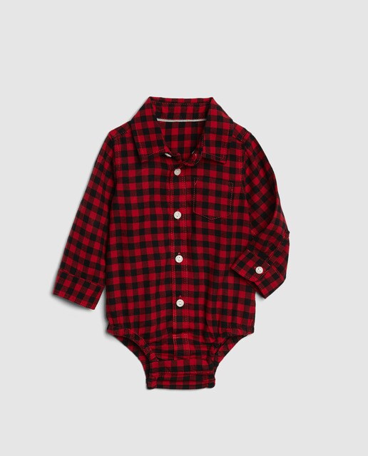 Camisa de bebé menino Gap com quadrados