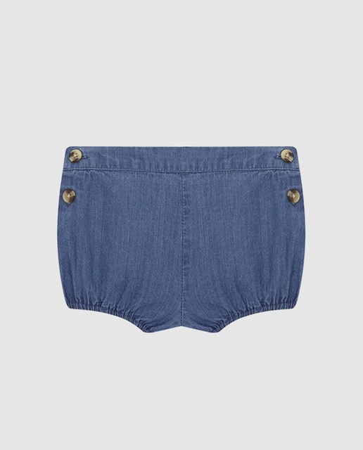 Calções de ganga de bebé menino Gocco azuis