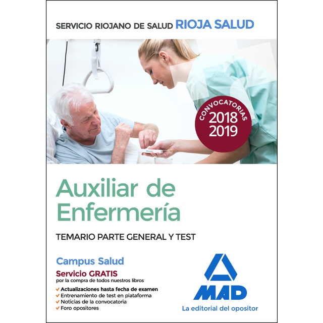Auxiliar de enfermería del servicio riojano de salud. Temario parte general y test.pdf
