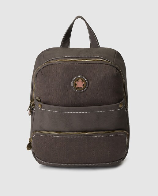 mochila adidas negra y dorada