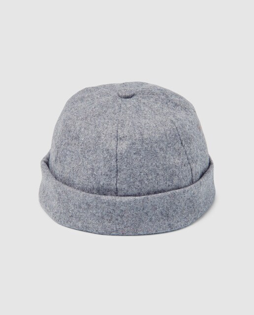 Gorro de flanela de menino Bass 10 cinzento