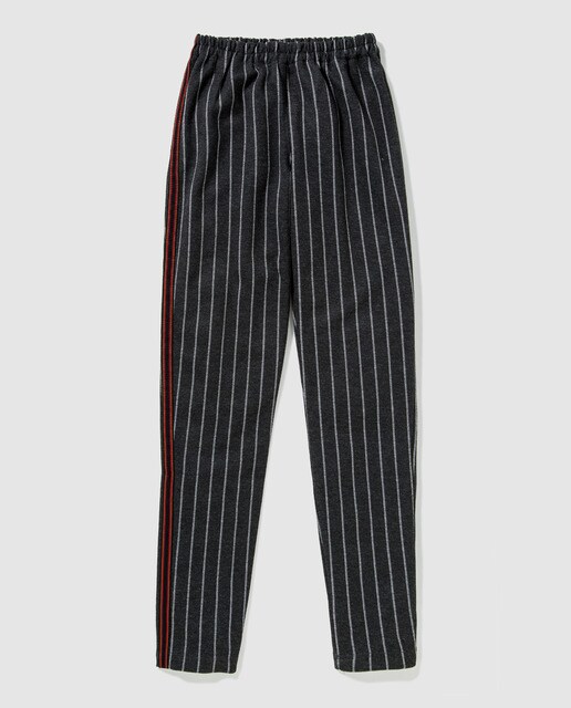 Calças Antimilk às riscas