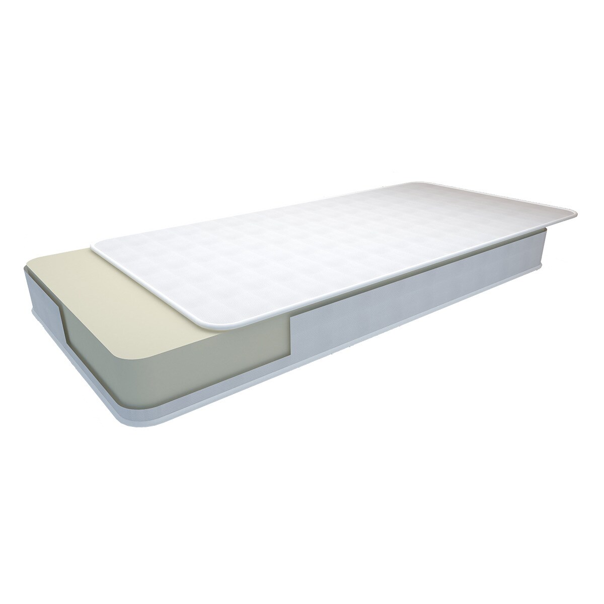 Colchão para berço HR 10 cm branco Branco-2