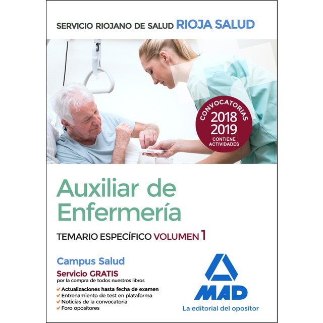 Auxiliar de enfermería del servicio canario de salud. Temario volumen 1
