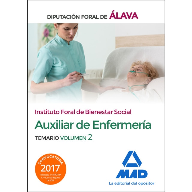Técnico/a auxiliar de enfermería del instituto foral de bienestar social de la diputación foral de álava. Temario volumen 2.pdf