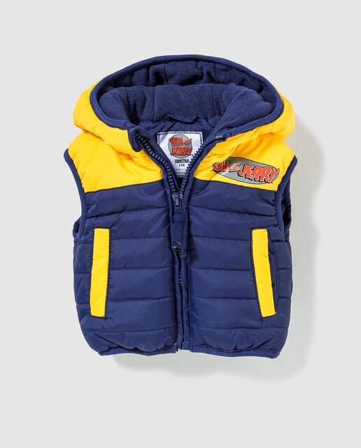 Colete acolchoado de bebé Personagens do Tom & Jerry