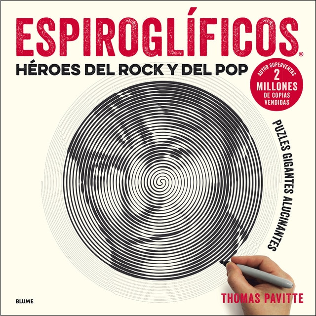 Espiroglíficos. Héroes del rock y del pop: Puzles gigantes alucinantes (Tapa blanda)