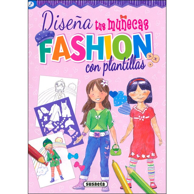 Diseña tus muñecas fashion con plantillas