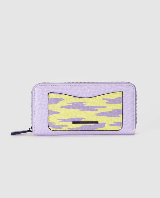 Jo Mr Joe The Metros Women S Lilac Purse With Contrasting Print Jo Mr Joe Fashion El Corte Ingles