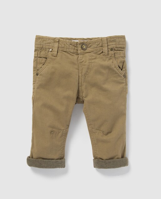Calças de bebé menino Brotes castanhas