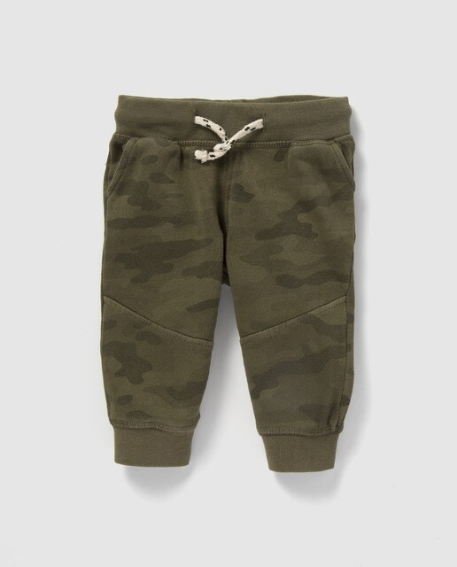 Calças desportivas de bebé menino Brotes com estampado de camuflagem