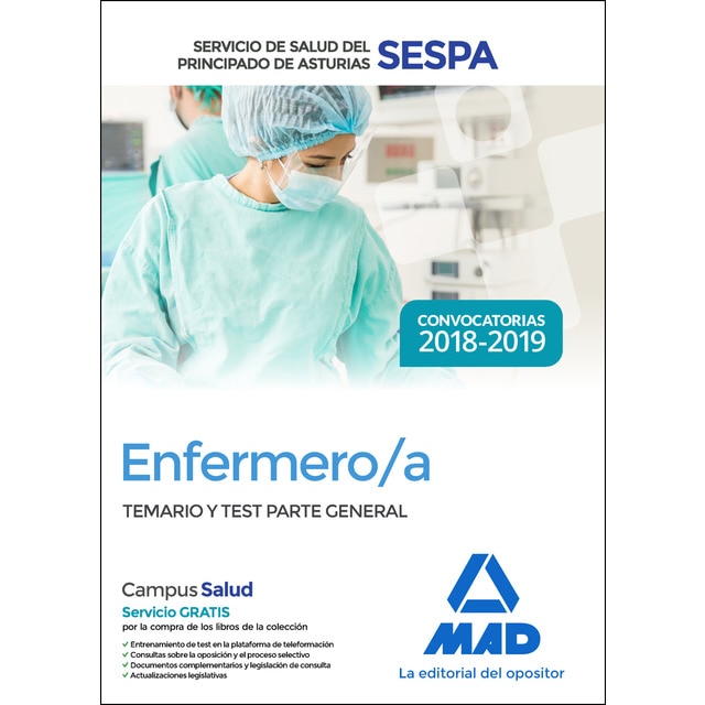 Enfermero/a del servicio de salud del principado de asturias (sespa)