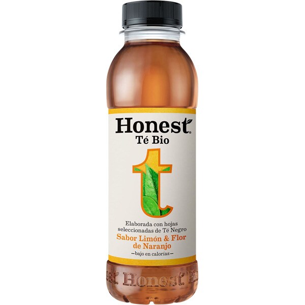 Black tea soft drink with lemon and orange blossom flavour bottle 37,50