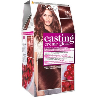 L'OREAL CASTING CREME GLOSS Tönung Mahagoni Nr. 550 ohne Ammoniak Box 1 Einheit