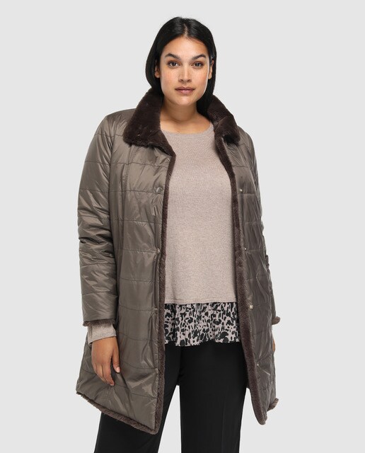 Inglés Parkas Abrigos Grandes Tallas Moda Mujer Corte El · Bd8x8qtw
