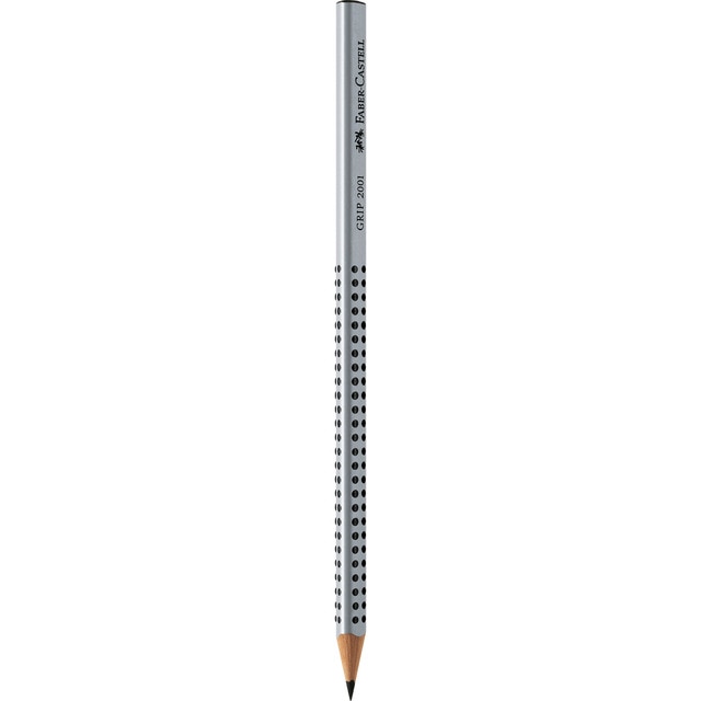 Lápiz de Grafito GRIP Graduación B Faber Castell Negro.