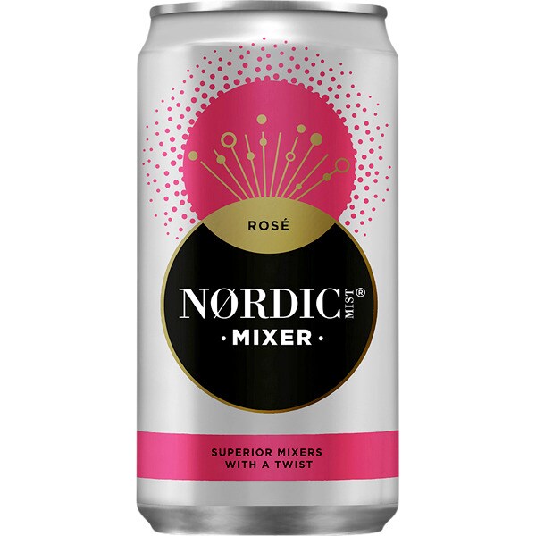 Mixer rosa Tonic Water Dose 25 cl · NORDIC MIST · Supermercado El Corte