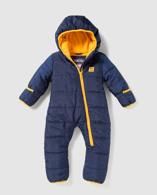 Fato de bebé menino Freestyle em azul marinho com capuz